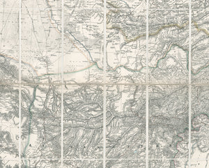 1878 Wyld’s Military Staff Map of Central Asia and Afghanistan.