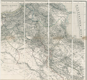 1869 General Karte des Osmanischen Reiches in Asien