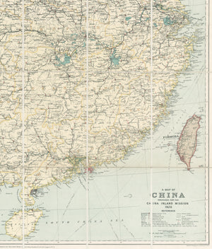 1928 A Map of China Prepared for the China Inland Mission