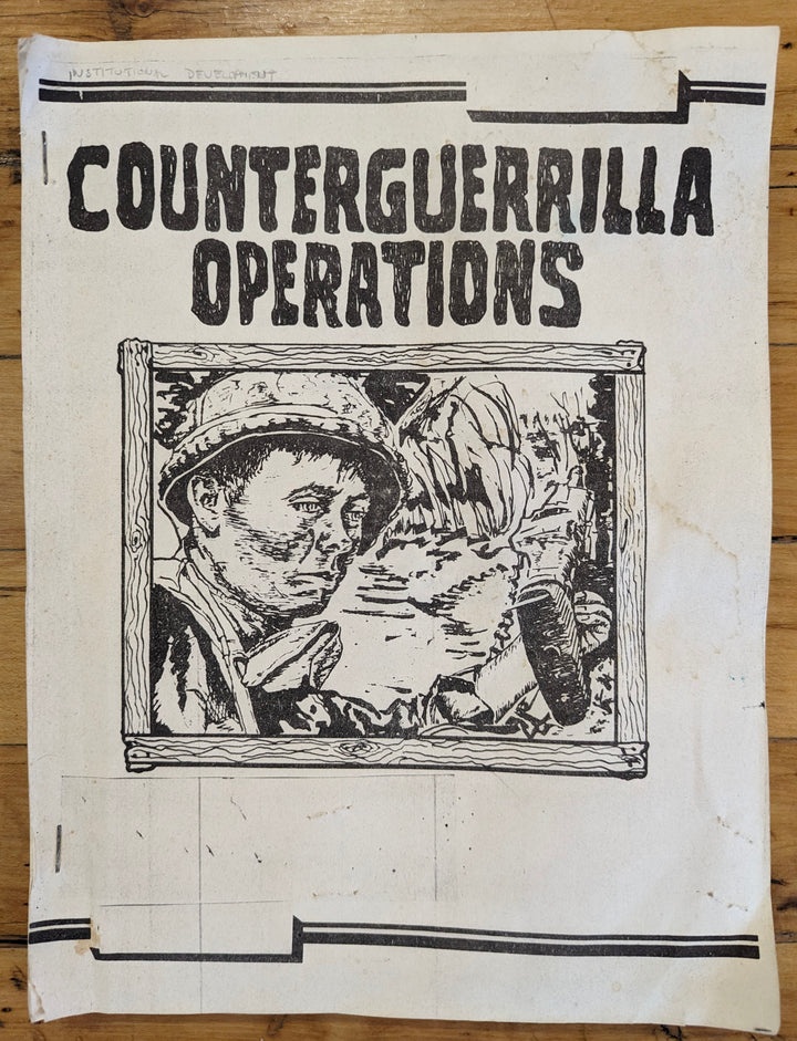 Counterguerrilla Operations - A Special Study to Capitalize on Guerrilla Vulnerabilities