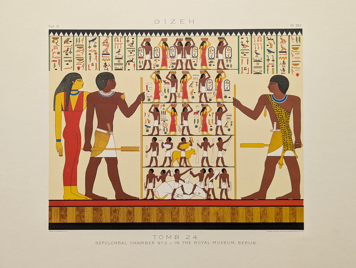 Egyptian Tomb Paintings and Decorative Motifs – Mizraim