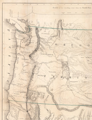 Map of Oregon and Upper California from the Surveys of John Charles Freemont and Other Authorities Drawn By: Charles Preuss, 1848 | Top Left