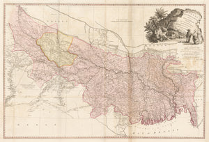 1786 A Map of Bengal, Bahar, Oude & Allahabad with Part of Agra and Delhi...