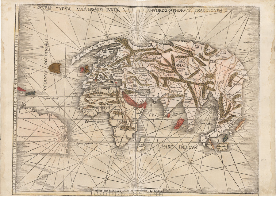 1513 Martin Waldseemüller - Map of the World