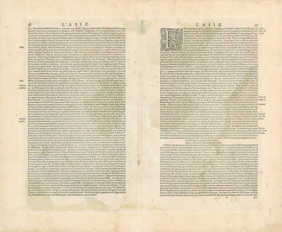 1609 Asia ex magna orbis terre descriptione Gerardi Mercatoris Desumpta studio et industria G.M. Iumioris