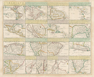 L'Amerique par P. Du Val Geographe du Roy by Pierre Duval, 1661