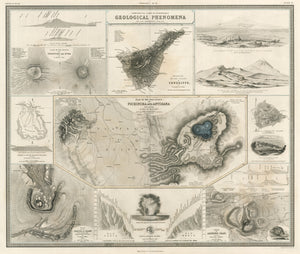 1856 Comparative Views of Remarkable Geological Phenomena