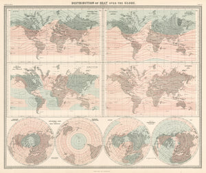 1856 Distribution of Heat Over the Globe