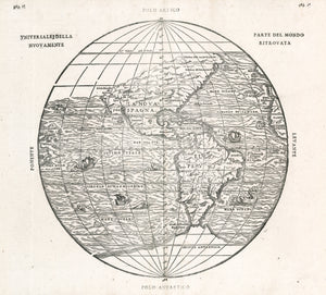 Universale Della Nuovamente Parte Del Mondo Ritrovata by Ramusio 1556 / 1606
