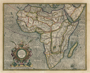 1606 - 1613 Africa Ex magna orbis terre descriptione Gerardi Mercatoris desumpta, Studio & industria