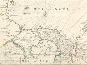 1700 Carte Particuliere de Isthmus ou Darien qui Comprend le Golfe de Panama &c. Cartagena, et les Isles aux Environs