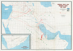 1958 World Oil's 1958 Middle East Oil Map