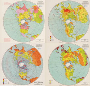 1947 Collection of Air Force Maps of the Northern Hemisphere