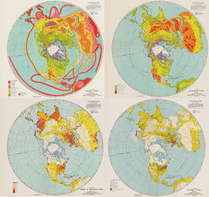 1947 Collection of Air Force Maps of the Northern Hemisphere