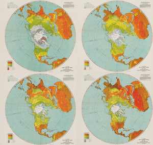 1947 Collection of Air Force Maps of the Northern Hemisphere