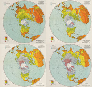 1947 Collection of Air Force Maps of the Northern Hemisphere