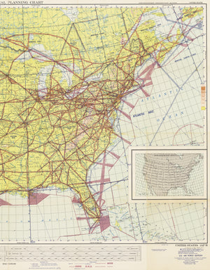 United States Aeronautical Planning Chart  U.S. Air Force Edition 1957