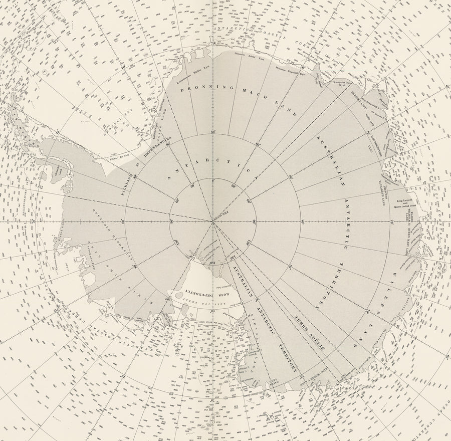 1949 / 1956 South Polar Chart