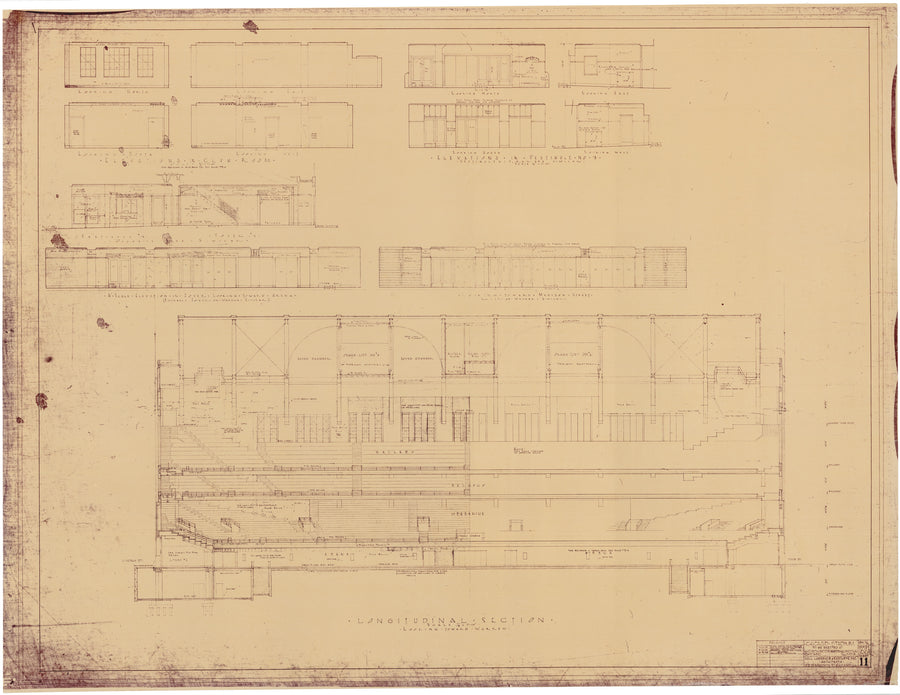 1927-29 Chicago Stadium Architectural Prints