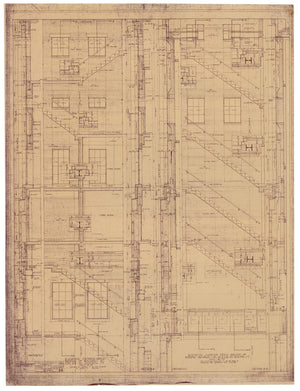 1927-29 Chicago Stadium Architectural Prints