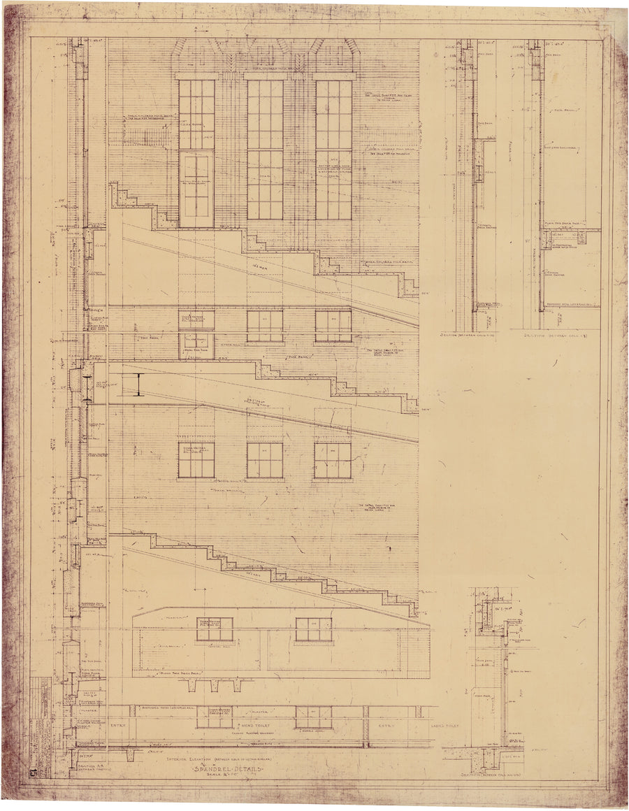 1927-29 Chicago Stadium Architectural Prints