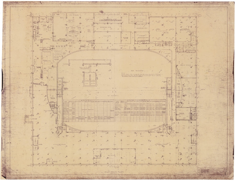 1927-29 Chicago Stadium Architectural Prints