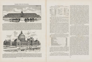 Antique Map of Jackson Park Showing World's Columbian Exposition 1893 | VERSO