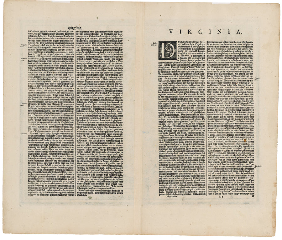 1644 Nova Virginiae Tabula