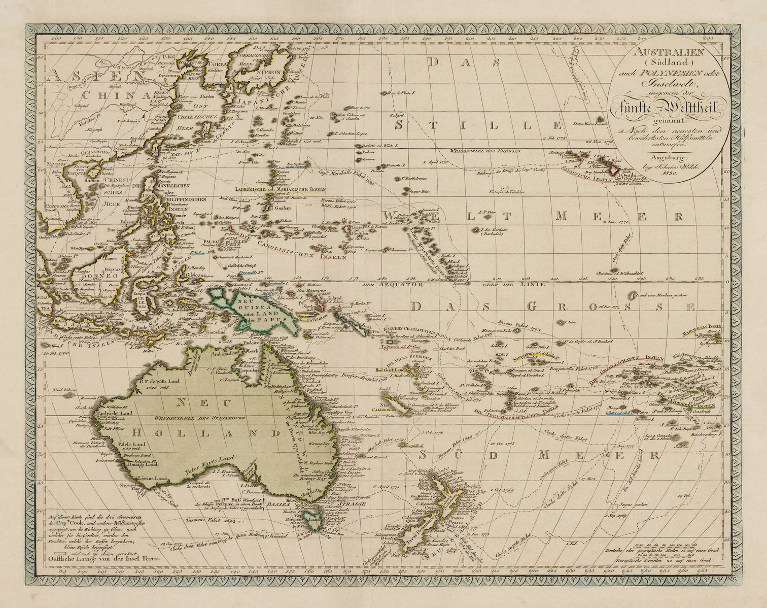Antique Maps of Australia & Oceania Maps - NW Cartographic – New