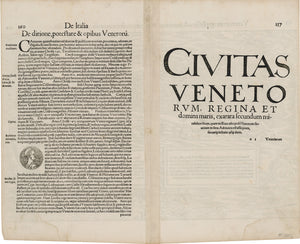 1552 Venetiarum amplissima & maritima urbs...