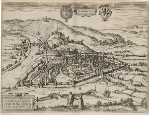 Namurcum - Namur, Belgium by: Braun & Hogenberg, 1575 