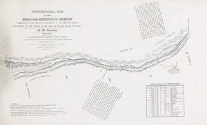 1846 Topographical Map of the Road from Missouri to Oregon... Sheets II - VI