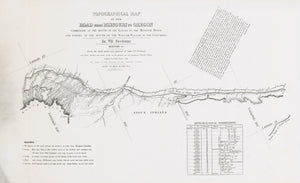 1846 Topographical Map of the Road from Missouri to Oregon... Sheets II - VI