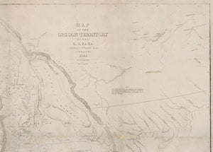 1841 Map of the Oregon Territory by the U.S. Ex. Ex.