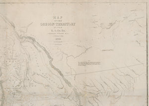 1841 Map of the Oregon Territory by the U.S. Ex. Ex.