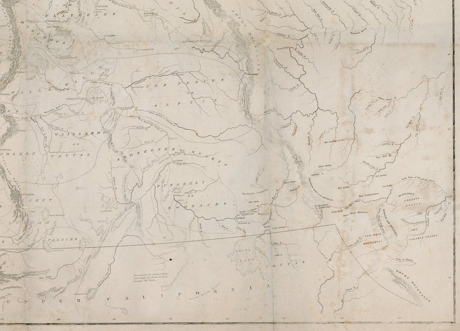 1841 Map of the Oregon Territory by the U.S. Ex. Ex.