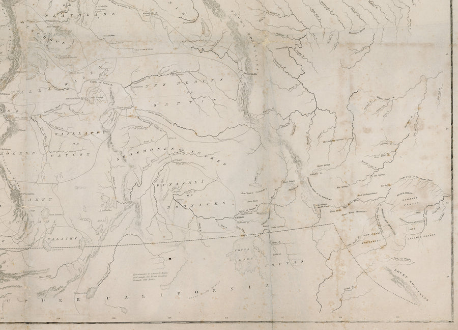 1841 Map of the Oregon Territory by the U.S. Ex. Ex.