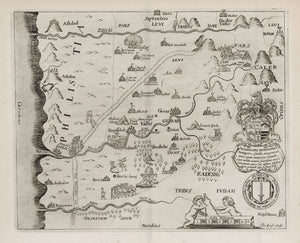 Antique Map: Simeon Instrumenta Violentia in Habitationibus Ipsius by:Thomas Fuller, 1650