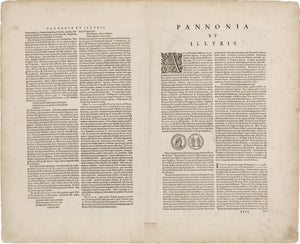 1598 Pannoniae et Illyrici Veteris Tabula