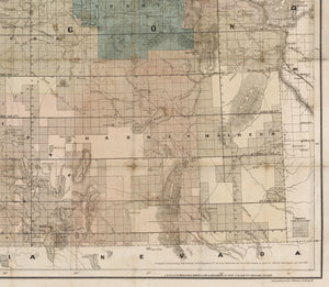 1889 Map of Oregon