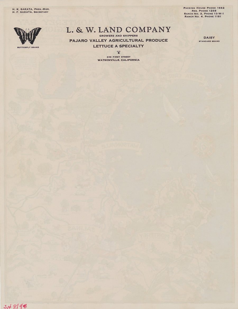 1940 A Cartograph of Monterey Bay Region