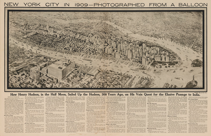 1909 New York City in 1909 – Photographed from a Balloon