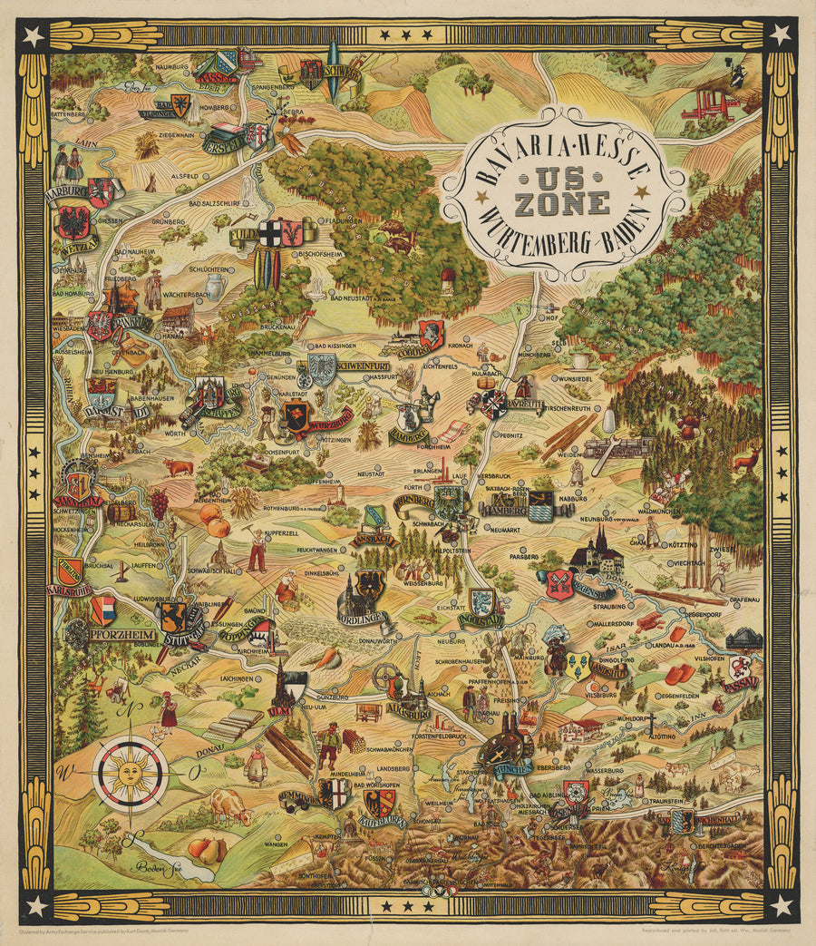 1946 Bavaria–Hesse–Württemberg-Baden, US Zone