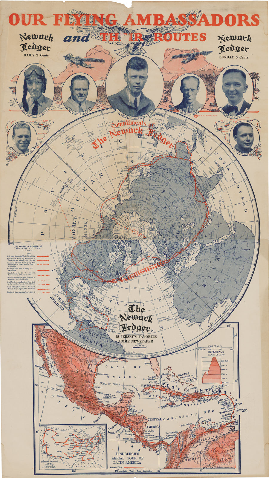 1929 Our Flying Ambassadors and Their Routes