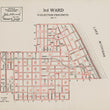 Load image into Gallery viewer, 1931-33 Set of Chicago Election Ward Maps — 1st, 3rd, 41st, 43rd, and 44th Wards
