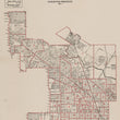 Load image into Gallery viewer, 1931-33 Set of Chicago Election Ward Maps — 1st, 3rd, 41st, 43rd, and 44th Wards
