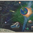 Load image into Gallery viewer, 1960s Astronaut&#39;s Space Map by Fred Freeman / NASA, 1961 - Alan Shepard&#39;s Mercury Space Flight
