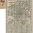 Load image into Gallery viewer, 1922 Map of Los Angeles and Vicinity California
