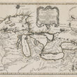 Load image into Gallery viewer, Antique Map of the Great Lakes: Partie Occidentale de la Nouvelle France ou du Canada, by: Bellin / Homann, 1755  
