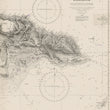 Load image into Gallery viewer, 1880 / 1915 Jamaica, West Indies Nautical Chart
